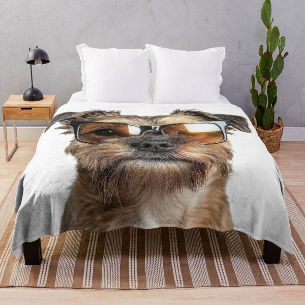 Item preview, Funny cool Border Terrier Dog wearing sunglasses designed and sold by LazyOwlStore.