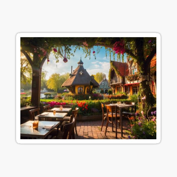 Item preview, A Fairy Tale Dining Escape in the Heart of the City designed and sold by BlareBlare.