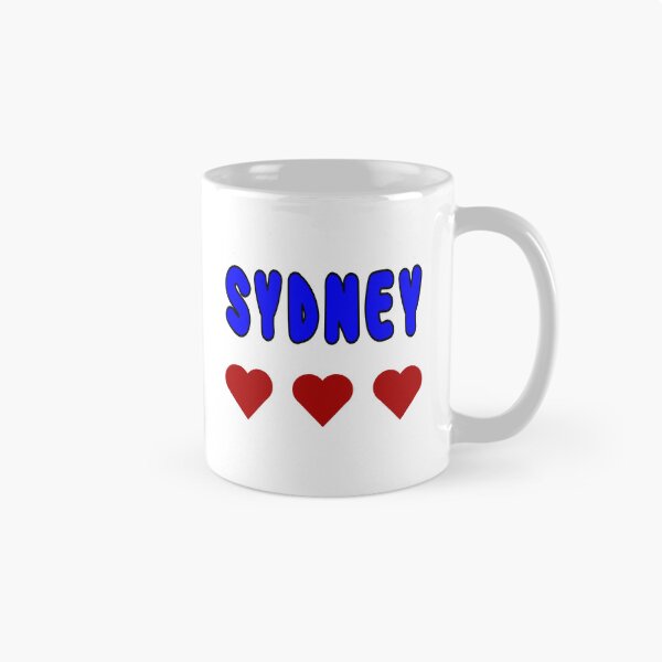 Item preview, Sydney, The City I Love, Red Love Hearts designed and sold by AASparksDesigns.