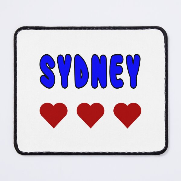 Item preview, Sydney, The City I Love, Red Love Hearts designed and sold by AASparksDesigns.