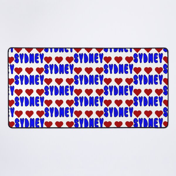 Item preview, Sydney, The City I Love, Red Love Hearts designed and sold by AASparksDesigns.