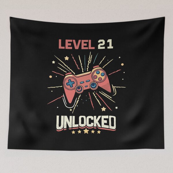 Item preview, Level 21 Unlocked designed and sold by ThatBBStore.