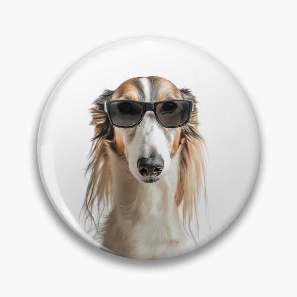 Item preview, Funny cool Borzoi Dog wearing sunglasses designed and sold by LazyOwlStore.