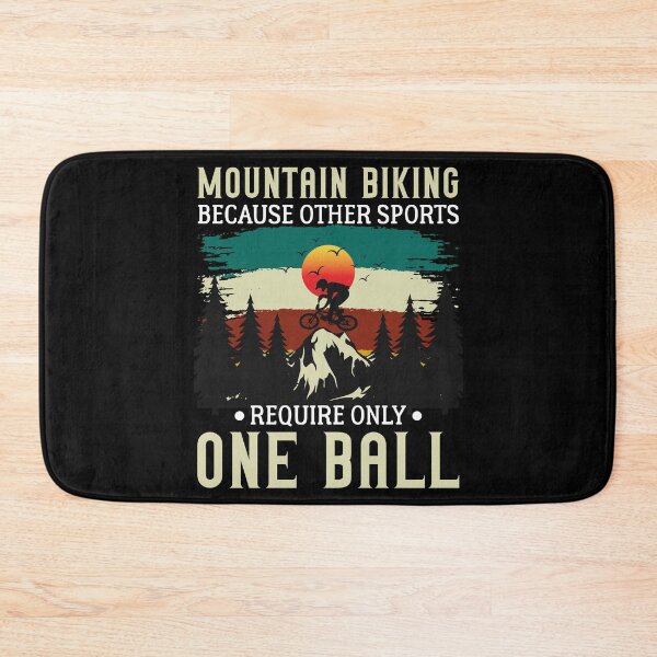 Item preview, Mountain Biking - Because One Ball Isn't Enough designed and sold by travelesque.
