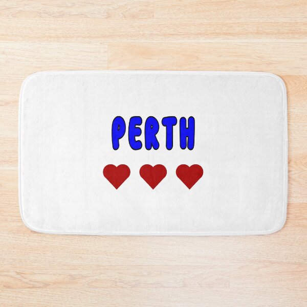 Item preview, Perth, The City I Love, Red Love Hearts designed and sold by AASparksDesigns.