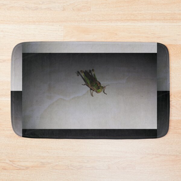 Item preview, Close up of Grasshopper on white ceramic.  designed and sold by Yusuf-Design.