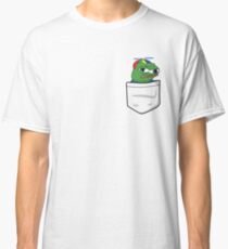 Apu Apustaja in tee pocket PepeTheFrog The Helper Hat Sad crying pepe the frog me smart Kekistan wall eyed pepe HD HIGH QUALITY ONLINE STORE Classic T-Shirt