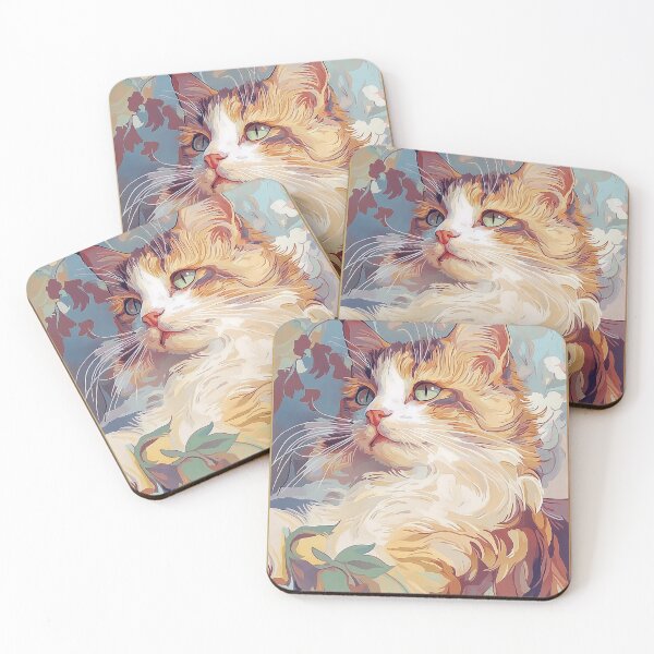 Item preview, Cats of Art Nuvo | Siberian_07 designed and sold by TailTalesJP.