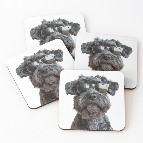 Item preview, Funny cool Bouvier des Flandres Dog wearing sunglasses designed and sold by LazyOwlStore.