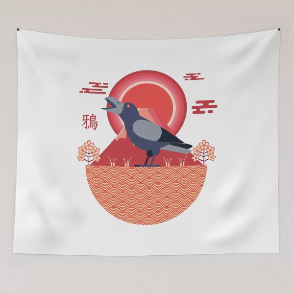Item preview, Abstract Karasu - Japan designed and sold by Whimsical  Thinker.