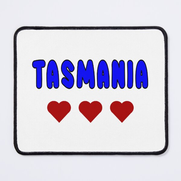 Item preview, Tasmania, The City I Love, Red Love Hearts designed and sold by AASparksDesigns.