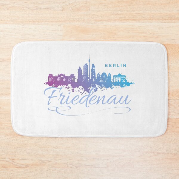 Item preview, Berlin skyline with Friedenau lettering designed and sold by Ecmoprints.