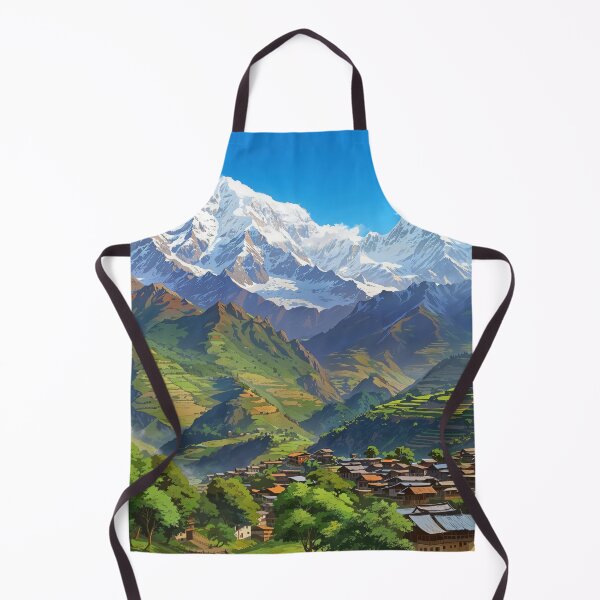 Item preview, Annapurna Mountain designed and sold by WanderlustArtsy.
