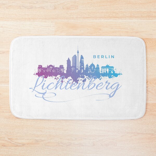 Item preview, Berlin skyline with Lichtenberg lettering designed and sold by Ecmoprints.