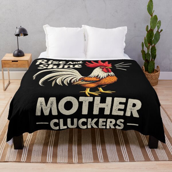 Item preview, Rise & Shine Mother Cluckers Funny Farm Rooster designed and sold by Blok45.