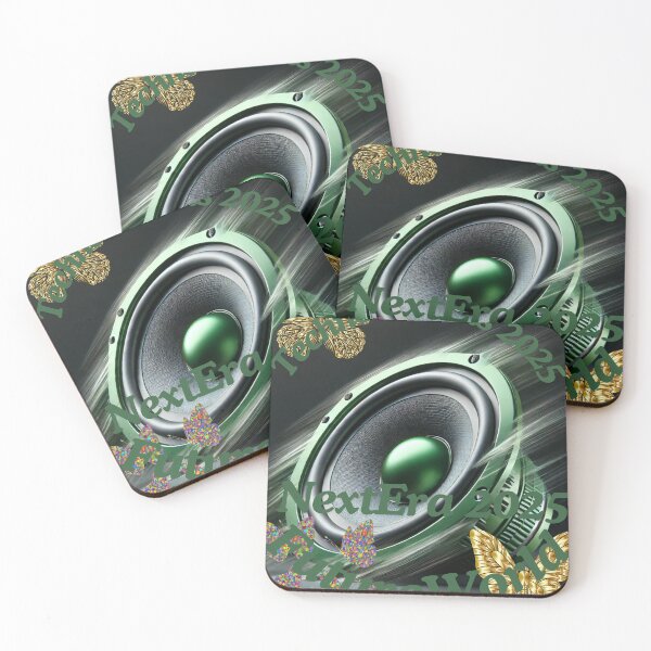 Item preview, Techno Dreams 2025 – Futuristic EDM Speaker & Butterfly Design designed and sold by Azazel77.