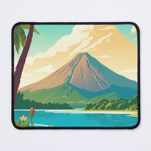 Item preview, Arenal Mountain designed and sold by WanderlustArtsy.