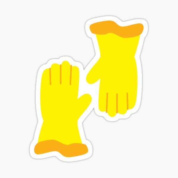 Item preview, Two Yellow Gardening gloves designed and sold by jazzydevil.