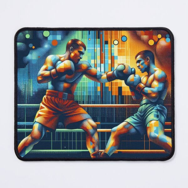 Item preview, Psychedelic boxing match in colors designed and sold by Sigtrix.