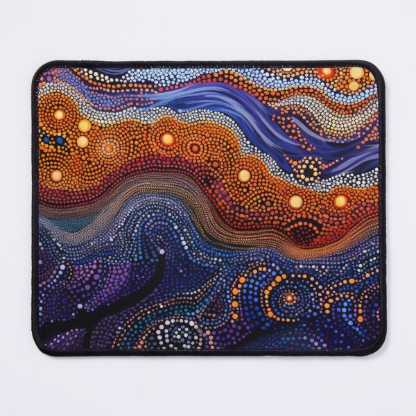Item preview, Aboriginal Inspired Dot Art - Christmas Night designed and sold by GrinGalore.