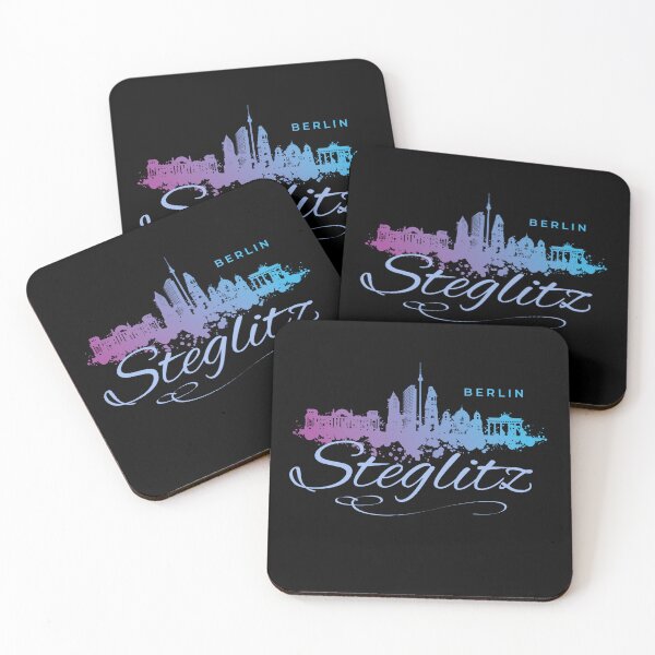 Item preview, Watercolor Berlin skyline with Steglitz lettering designed and sold by Ecmoprints.