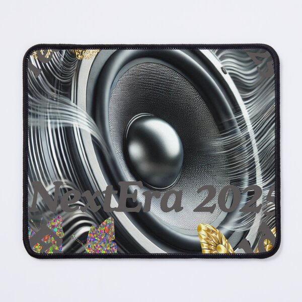 Item preview, Techno Dreams 2025 – Futuristic EDM Speaker & Butterfly Design designed and sold by Azazel77.