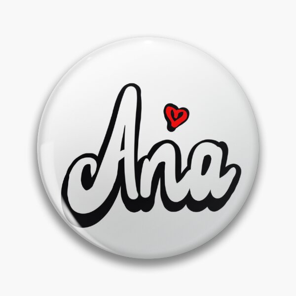 Item preview, Ana popular girls first name in white 2. Personalized personalised customised name Ana designed and sold by Artonmytee.