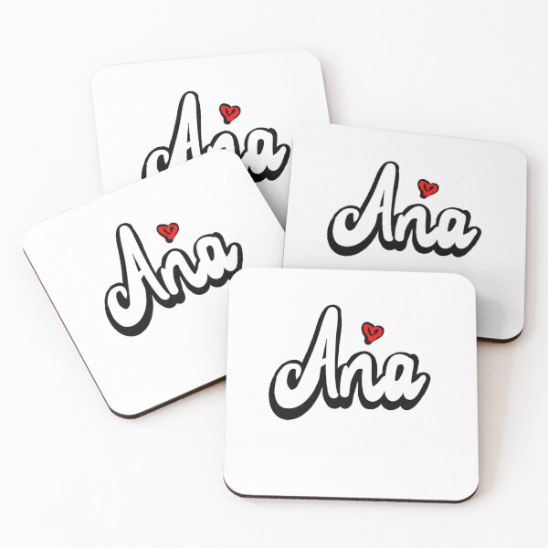 Item preview, Ana popular girls first name in white 2. Personalized personalised customised name Ana designed and sold by Artonmytee.