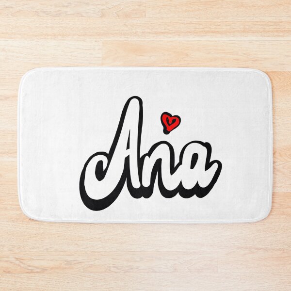 Item preview, Ana popular girls first name in white 2. Personalized personalised customised name Ana designed and sold by Artonmytee.