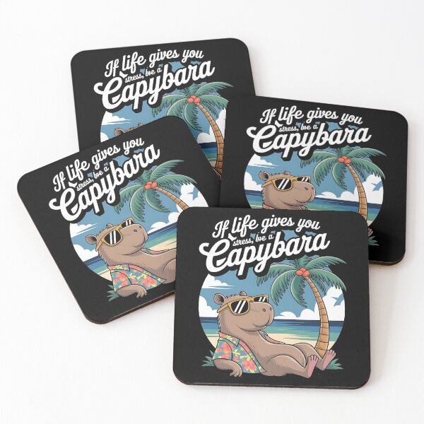 Item preview, Capybara friends - Be my capybara - Capybara adventure - Capybara zen - Groovy capybara - Be cappy - Sweet capybara            designed and sold by JansenGS.