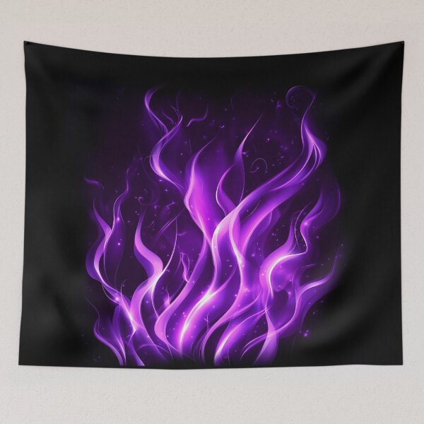 Item preview, Fire purple art magic designed and sold by BeebooDesign.