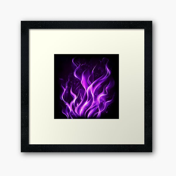 Item preview, Fire purple art magic designed and sold by BeebooDesign.