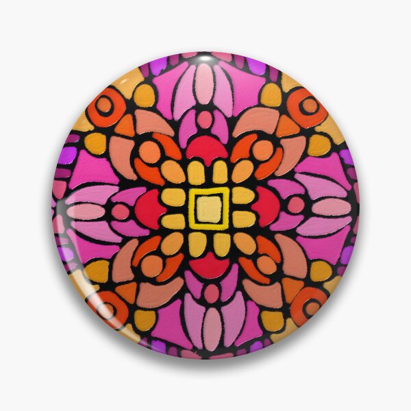 Item preview, Aztec grid candy floral designed and sold by bekki smith.