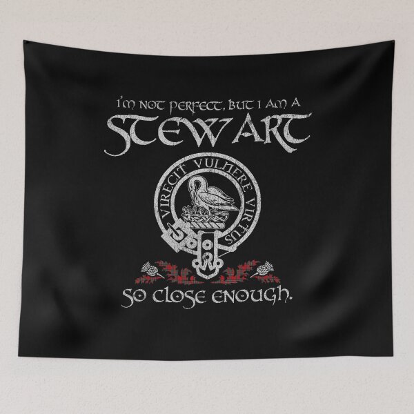 Item preview, Stewart Royal clan Scottish surname crest badge motto tartan sporran kilt men women designed and sold by Clan1093.