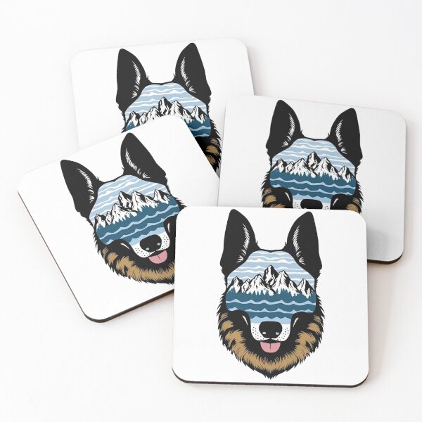 Item preview, Mountain Silhouette of a German Shepherd designed and sold by GoodyPaws.