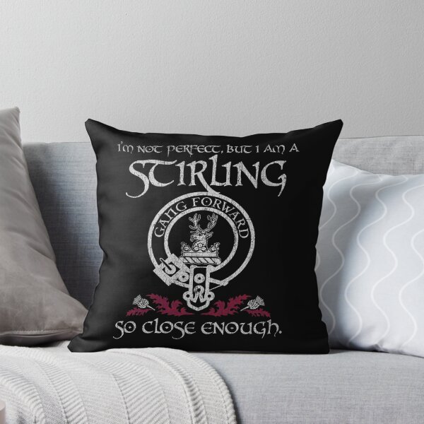 Item preview, Stirling of Keir clan Scottish surname crest badge motto tartan sporran kilt men women designed and sold by Clan1093.