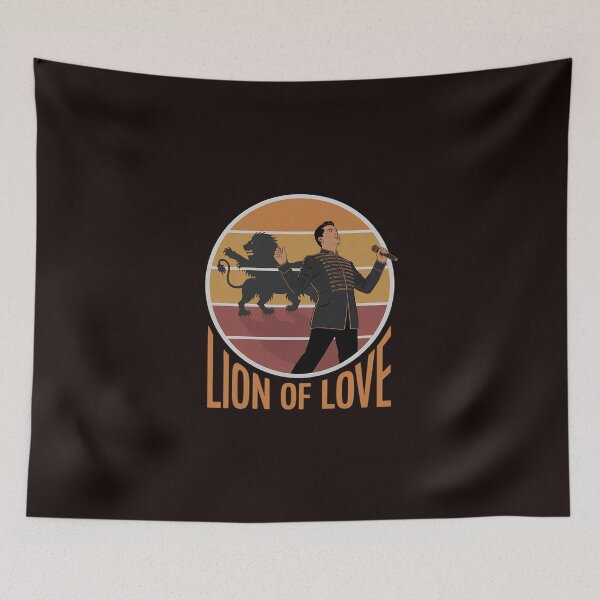 Item preview, Eurovison Song Contest Fire Saga Lion Of Love  designed and sold by RUMI-ART-PLANET.