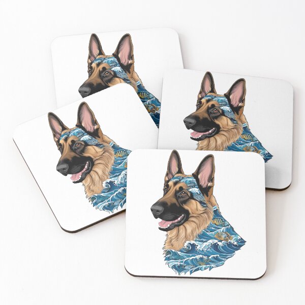Item preview,  Ocean Silhouette of a German Shepherd designed and sold by GoodyPaws.