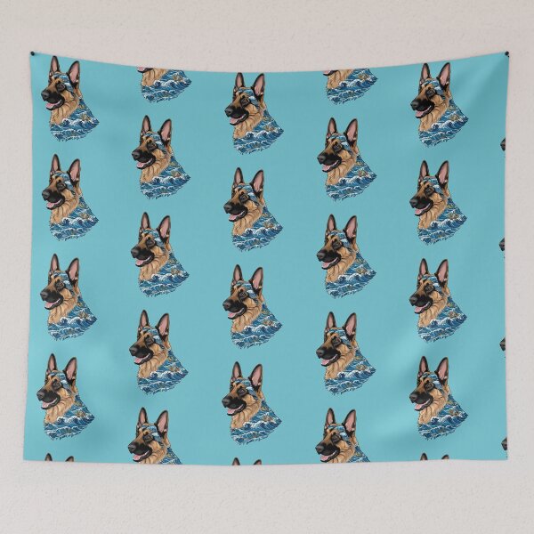 Item preview,  Ocean Silhouette of a German Shepherd designed and sold by GoodyPaws.