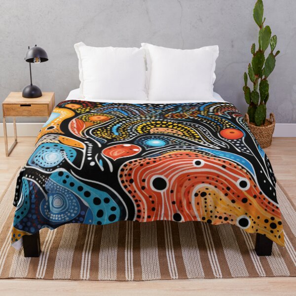 Item preview, Aboriginal Inspired Dot Art - Spiritual Facilities designed and sold by GrinGalore.