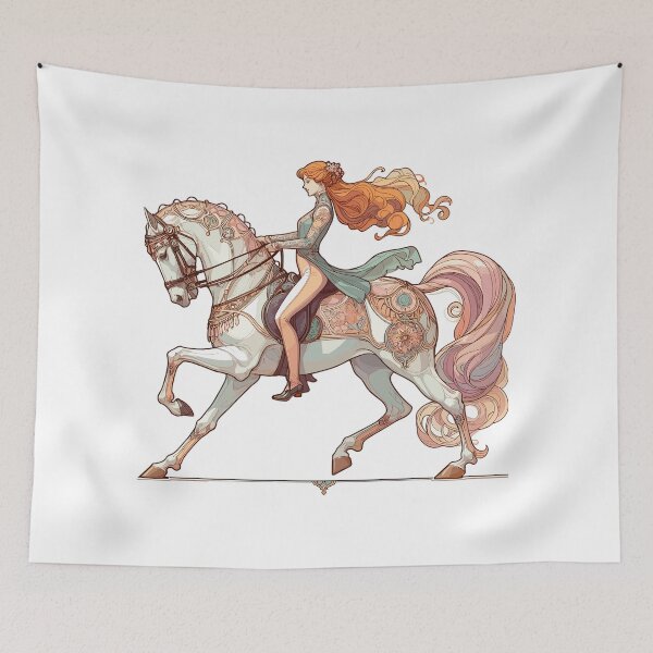 Item preview, Dressage riding horse noble dynamic gift designed and sold by Pineapple-Tree.