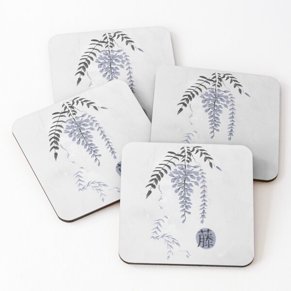 Item preview, Wisteria (Sumi- e) designed and sold by HoodClassics.