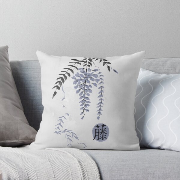 Item preview, Wisteria (Sumi- e) designed and sold by HoodClassics.