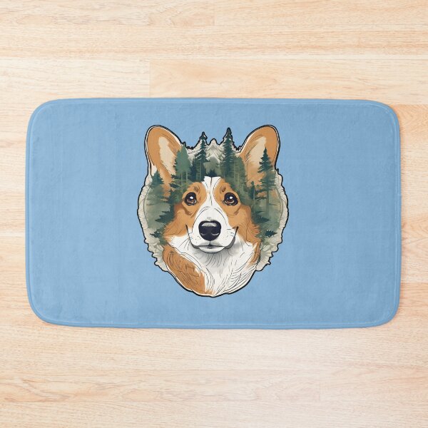Item preview, Forest Silhouette of a Welsh Corgi Pembroke designed and sold by GoodyPaws.