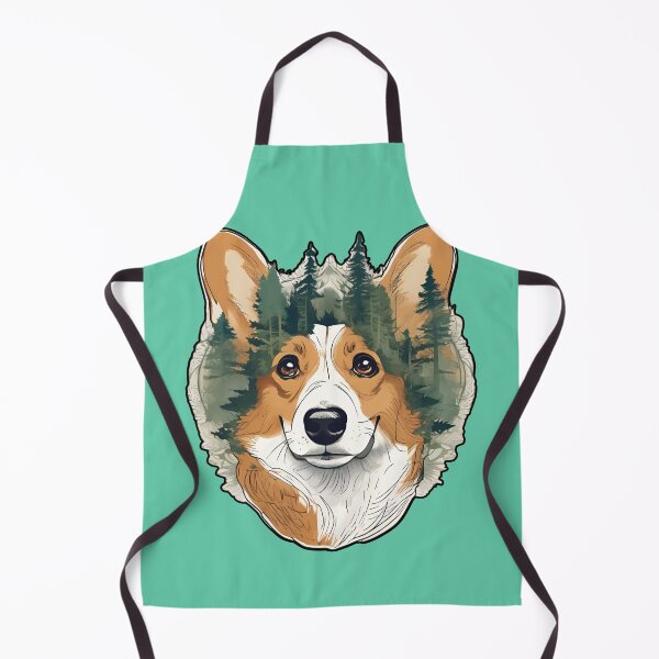 Item preview, Forest Silhouette of a Welsh Corgi Pembroke designed and sold by GoodyPaws.