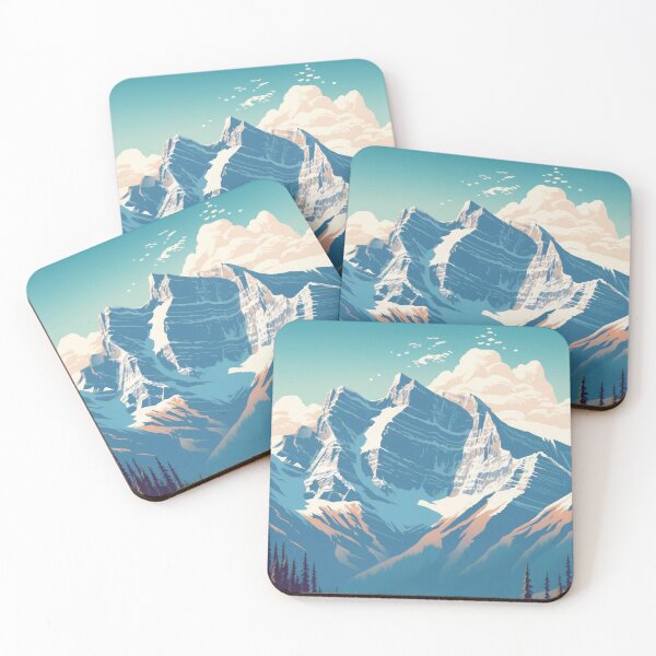 Item preview, Canadian Rockies Mountains designed and sold by WanderlustArtsy.