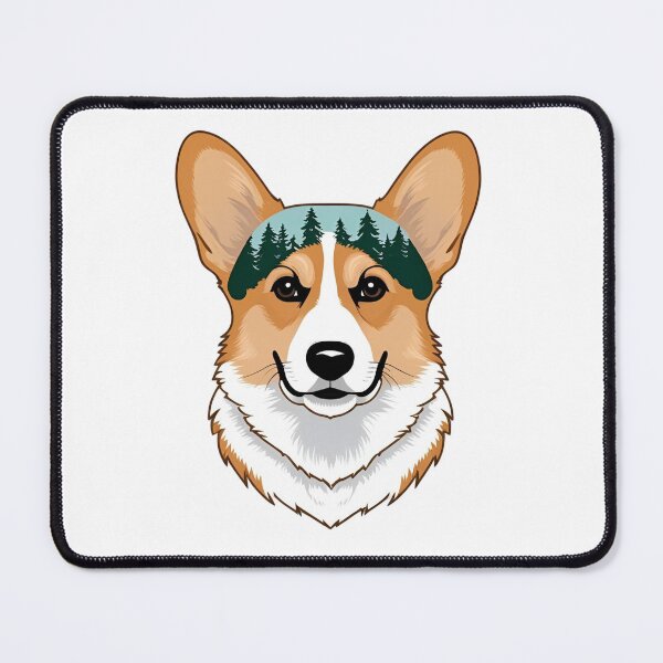 Item preview, Forest Silhouette of a Welsh Corgi Pembroke designed and sold by GoodyPaws.