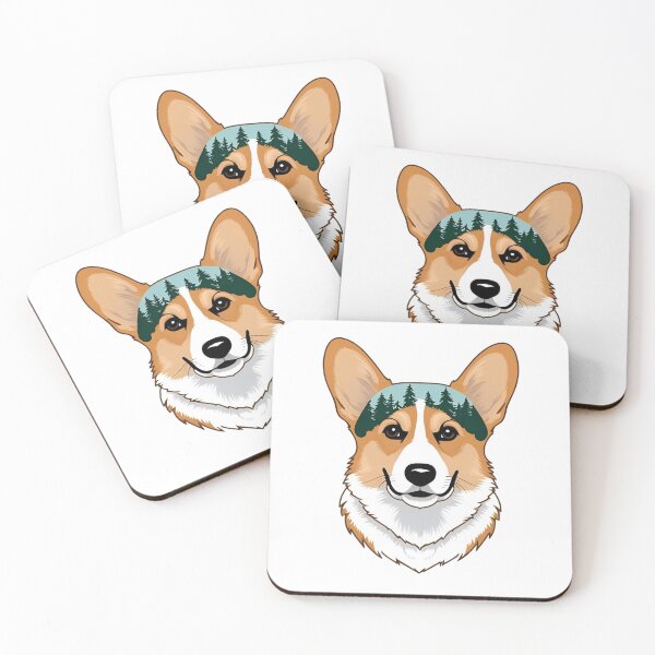 Item preview, Forest Silhouette of a Welsh Corgi Pembroke designed and sold by GoodyPaws.