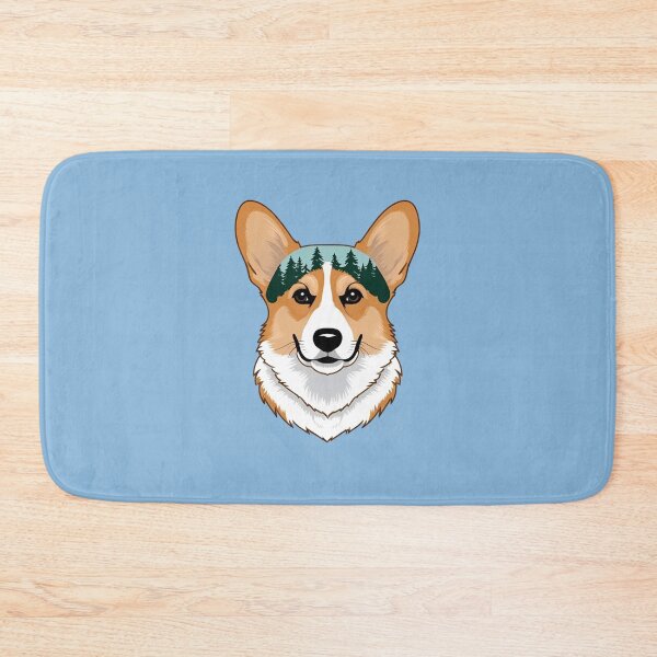 Item preview, Forest Silhouette of a Welsh Corgi Pembroke designed and sold by GoodyPaws.