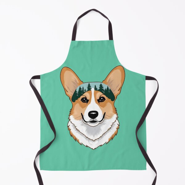 Item preview, Forest Silhouette of a Welsh Corgi Pembroke designed and sold by GoodyPaws.